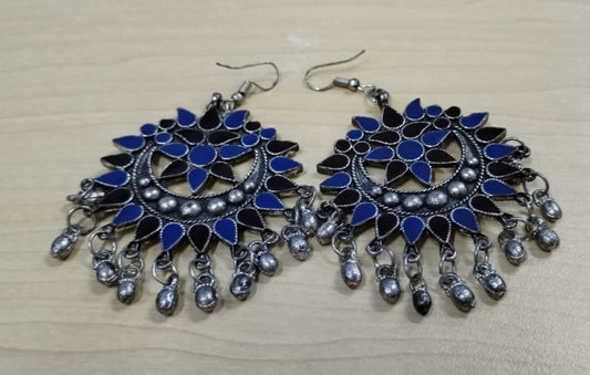 Mandala design earrings